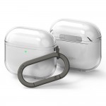 Θήκη RINGKE Soft Flexible  με γάντζο για Apple AirPods 4 2024 - ΔΙΑΦΑΝΟ