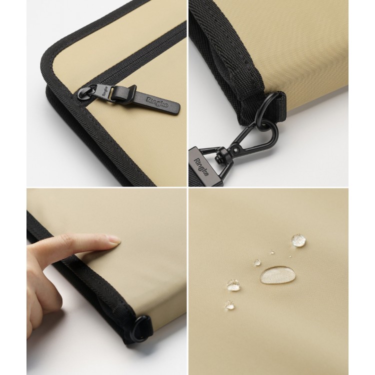 Θήκη Ringke Smart Zip Pouch για tablet/laptop εώς 13" - ΜΠΕΖ - RGK1610BEI