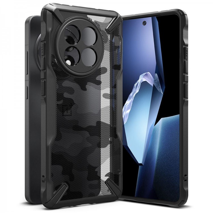 Θήκη RINGKE FUSION X για ONEPLUS 13R 5G - CAMO ΜΑΥΡΟ