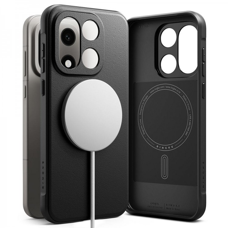 Θήκη RINGKE ONYX MAGNETIC MAGSAFE WOVEN για ONEPLUS 15 - ΜΑΥΡΟ