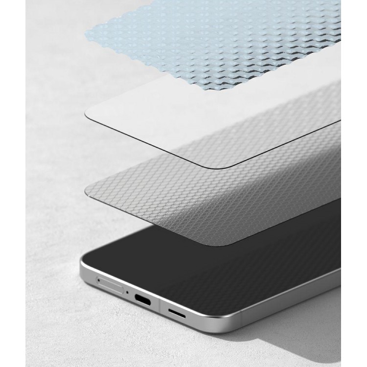 RINGKE EASY SLIDE CASE FRIENDLY Γυαλί προστασίας FULL για SAMSUNG GALAXY A57 5G 2026 - 2 PCS - ΔΙΑΦΑΝΟ