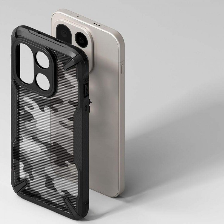 Θήκη RINGKE FUSION X για ONEPLUS 15 5G - CAMO ΜΑΥΡΟ