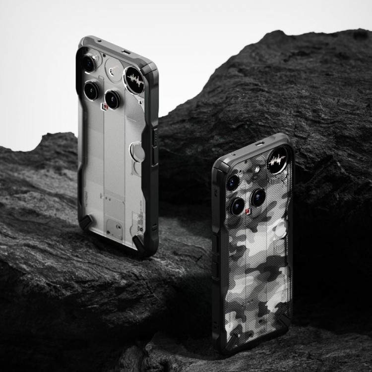 Θήκη RINGKE FUSION X για NOTHING PHONE 3 - CAMO ΜΑΥΡΟ