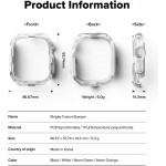 Θήκη RINGKE FUSION BUMPER για APPLE WATCH SERIES ULTRA 1 / 2 - 49 MM - ΛΕΥΚΟ ΔΙΑΦΑΝΟ