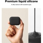 Θήκη RINGKE SILICONE με γάντζο για Apple AirPods PRO 3 2025 - ΜΑΥΡΟ