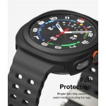 Θήκη RINGKE SLIM και Γυαλί προστασίας για Samsung GALAXY WATCH ULTRA (47 MM) - ΜΑΥΡΟ