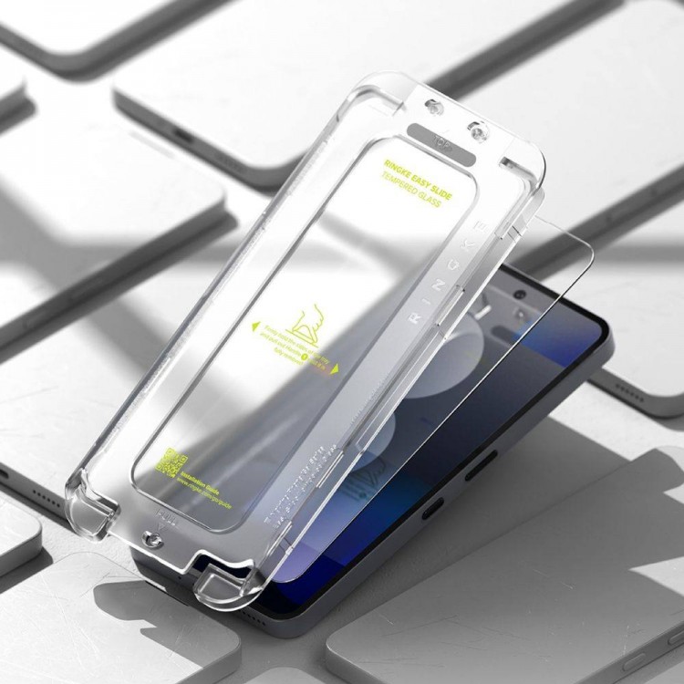 RINGKE EASY SLIDE Γυαλί προστασίας 9H οθόνης για NOTHING PHONE 3A / 3A PRO - 2 Τεμ. - ΔΙΑΦΑΝΟ - RGK1219