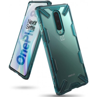 Case Ringke Fusion X for ONEPLUS 8 - Turquoise Green