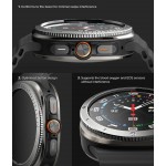 Ringke Bezel Styling Δακτυλίδι προστασίας + HD Γυαλί Προστασίας for Samsung Galaxy Watch Ultra 47mm - Ανοξείδωτο ατσάλι - ΑΣΗΜΕΝΙΟ - CB-GW7U-47-01