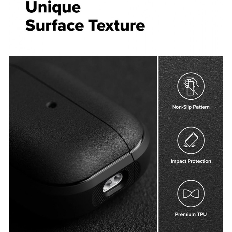 Θήκη RINGKE ONYX MAGNETIC MAGSAFE WOVEN για Apple AirPods PRO 3 2025 - ΜΑΥΡΟ - RGK11903