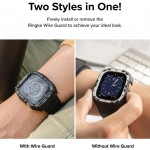 Θήκη RINGKE FUSION X GUARD με λουράκι αθλητικό,με Wire Protection για APPLE WATCH ULTRA 1/2 - 49 MM - ΜΑΥΡΟ