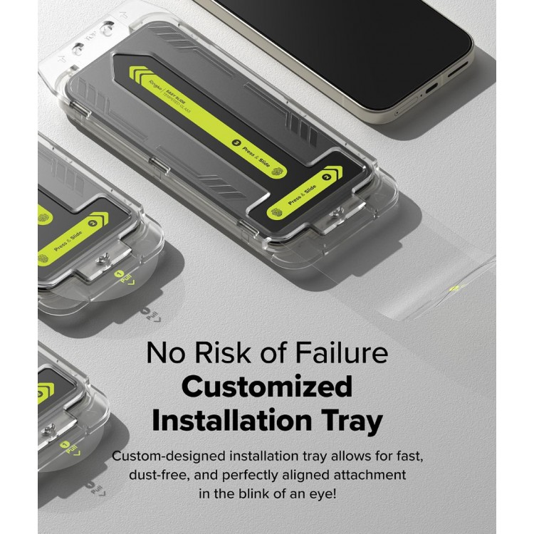 RINGKE EASY SLIDE Γυαλί προστασίας 9H οθόνης για NOTHING PHONE 3A / 3A PRO - 2 Τεμ. - ΔΙΑΦΑΝΟ - RGK1219
