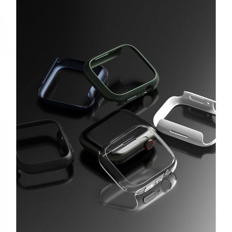 θήκη RINGKE SLIM 2-PACK Fit for Apple Watch 7 - 41MM - ΔΙΑΦΑΝΟ & ΜΑΥΡΟ (2 ΤΕΜ) - S58979RS