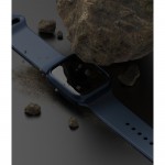 θήκη RINGKE SLIM 2-PACK Fit for Apple Watch 4/5/6/SE - 44MM - ΔΙΑΦΑΝΟ & ΜΕΤΑΛΛΙΚΟ ΜΠΛΕ (2 TEM) - S48885RS