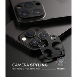 RINGKE CAMERA STYLING 7H για CAMERA LENS Αpple iPhone 13 PRO / 13 PRO MAX - ΜΑΥΡΟ