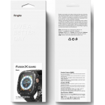 Θήκη RINGKE FUSION X GUARD με λουράκι αθλητικό για APPLE WATCH ULTRA 1/2 - 49 MM - ΜΑΥΡΟ