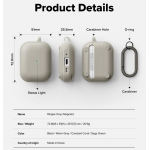 Θήκη RINGKE ONYX MAGNETIC MAGSAFE WOVEN για Apple AirPods PRO 3 2025 - Warm ΓΚΡΙ