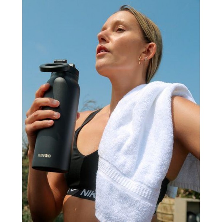 Ringo Pro Bottle ΘΕΡΜΟ μπουκάλι με βάση MagSafe (710ml) - MAYRO - RI-RGO24SIP-BK