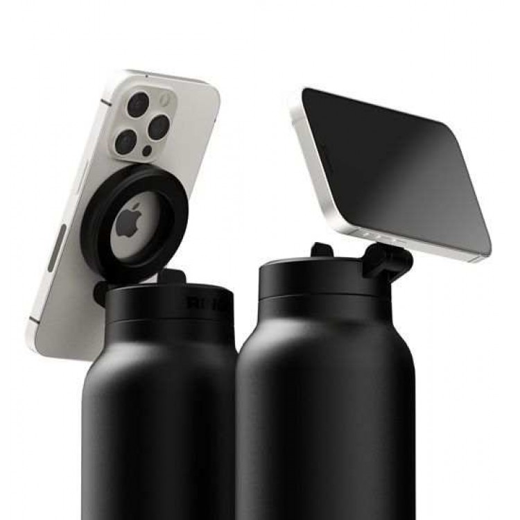 Ringo Pro Bottle ΘΕΡΜΟ μπουκάλι με βάση MagSafe (710ml) - MAYRO - RI-RGO24SIP-BK