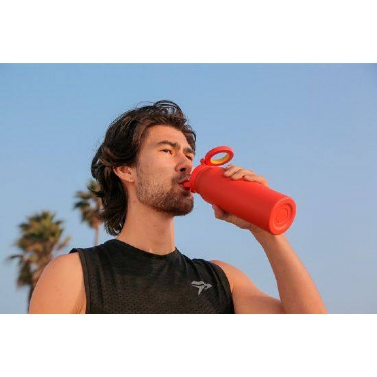 Ringo Pro Bottle ΘΕΡΜΟ μπουκάλι με βάση MagSafe (710ml) - MAYRO - RI-RGO24SIP-BK