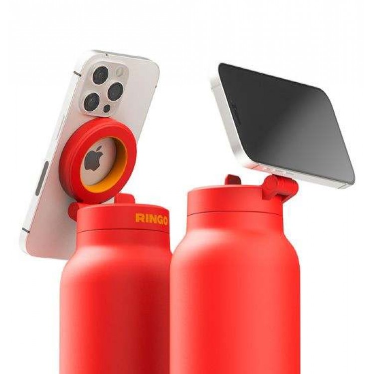 Ringo Pro Bottle ΘΕΡΜΟ μπουκάλι με βάση MagSafe (710ml) - ΠΟΡΤΟΚΑΛΙ - RI-RGO24SIP-OR