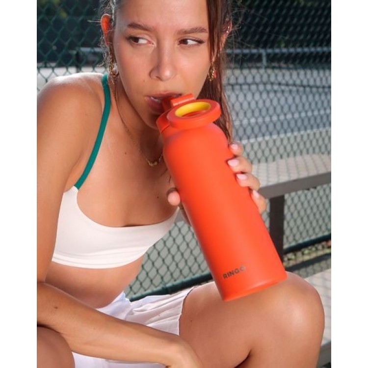 Ringo Pro Bottle ΘΕΡΜΟ μπουκάλι με βάση MagSafe (710ml) - ΠΟΡΤΟΚΑΛΙ - RI-RGO24SIP-OR