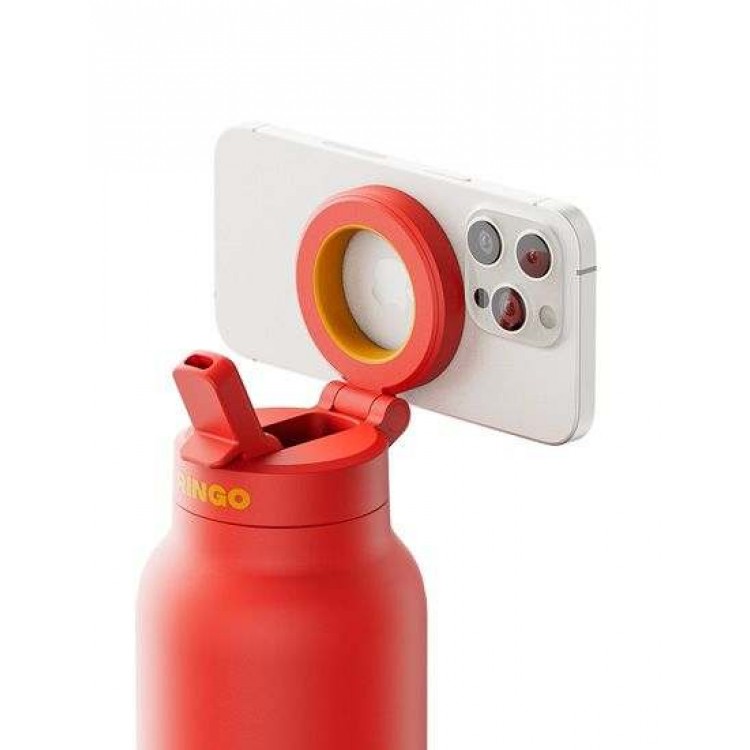 Ringo Pro Bottle ΘΕΡΜΟ μπουκάλι με βάση MagSafe (710ml) - ΠΟΡΤΟΚΑΛΙ - RI-RGO24SIP-OR