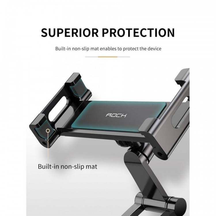 ROCK UNIVERSAL Βάση aluminum για SMARTPHONE & TABLET - ΑΣΗΜΙ