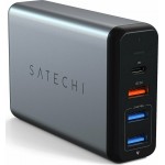 Satechi Desktop Charger 75W USB-C PD GaN Compact  Επιτραπέζιος φορτιστής HUB - ΓΚΡΙ - SA-ST-MCTCAM