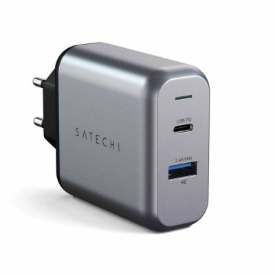 Satechi 30W Dual-Port Οικιακός Φορτιστής τοίχου USB-C/USB-A - SA-ST-MCCAM-EU