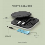 Satechi ultra-slim Aluminum Type-C USB4, Thunderbolt 5/4/3, NVMe SSD enclosure με καλώδιο για Apple Mac Mini M4 2024 - ΑΣΗΜΙ - SA-ST-EU4SNSS