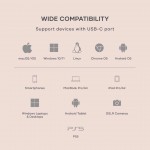 SATECHI USB-C Mini NVMe 2230 SSD Θήκη μεταφοράς Compact με USB-C connector, active ψύξη ταχύτητα μεταφορ΄άς δεδομένων ώς 10 Gbps - ΓΚΡΙ - SA-ST-E2230M