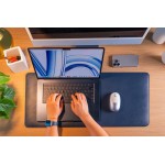 Satechi Large Premium Vegan-Δερμάτινο DeskMate Mouse Pad Desk PAD, MOUSE PAD - ΜΠΛΕ - SA-ST-LPDMB