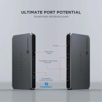 Satechi Αλουμινίου Thunderbolt 4 5-in-1 Slim Multiport Hub 6XΘύρες, εως 40 Gbps - ΓΚΡΙ - SA-ST-T4SHM-EU