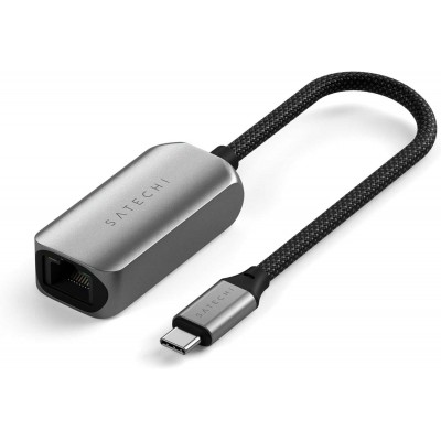 SATECHI USB-C σε Ethernet 2.5 Gigabit Μετατροπέας - Space gray - SA-ST-AE25M