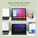 SATECHI ONTHEGO Ασύρματο πληκτρολόγιο Bluetooth Αλουμινίου QWERTY - ΜΑΥΡΟ - SA-ST-KOTGK-EN