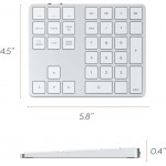 SATECHI BLUETOOTH EXTENDED Ασύρματο αριθμητικό πληκτρολ΄όγιο 34 πλήκτρων, aluminium design, MacOS - ΑΣΗΜΙ - SA-ST-XLABKS