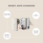 SATECHI OntheGo Qi2 Ασύρματος PowerBank 5.000mAh Φορτιστής με Αναδιπλούμενη 15W βάση - Sand ΜΠΕΖ - SA-ST-B5Q2SW