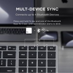 SATECHI Slim X2 Bluetooth Backlit Ασύρματο πληκτρολόγιο Αλουμινίου για Apple Mac, iMac, Macbook - QWERTY - ΓΚΡΙ - SA-ST-BTSX2M