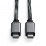 SATECHI USB4 Καλώδιο Φόρτισης & μεταφοράς δεδομένων USB4 C-σε-USB-C 0.25μ. (25εκ.) 100W - SA-ST-U4C25M