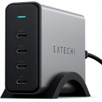 Satechi Desktop Charger 165W 4-Port USB-C PD GaN Compact  Επιτραπέζιος φορτιστής HUB - ΓΚΡΙ - SA-ST-UC165GM-EU