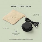 SATECHI OntheGo 3-in-1 Ασύρματος Φορτιστής με Αναδιπλούμενη Qi2 βάση για Αpple iPhone, APPLE AIRPODS, Apple Watch Series 15W - ΜΑΥΡΟ - SA-ST-QTG31K