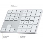 SATECHI BLUETOOTH EXTENDED Ασύρματο αριθμητικό πληκτρολ΄όγιο 34 πλήκτρων, aluminium design, MacOS - ΑΣΗΜΙ - SA-ST-XLABKS