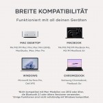 SATECHI BLUETOOTH Slim USB-C Επαναφορτιζόμενο Ασύρματο αριθμητικό πληκτρολόγιο, 18 πλήκτρων, aluminium design, για MacOS/ συμβατό με Windows - ΑΣΗΜΙ - SA-ST-KSALKPS