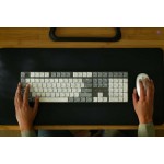 SATECHI Slim SM3 108 πλήκτρων Μηχανικό Bluetooth LED Backlit Ασύρματο Gaming πληκτρολόγιο για Apple Mac, iMac, Macbook, Windows PCS - QWERTY - ΓΚΡΙ - ST-KSM3LT-EN