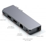Satechi Αλουμινίου USB-C Pro Hub Mini Multiport Adapter για Apple MacBook Pro M1,M2,M3 series (2016-2024) - Γκρι - SA-ST-UCPHMIM