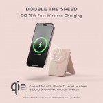 SATECHI OntheGo Qi2 Ασύρματος PowerBank 5.000mAh Φορτιστής με Αναδιπλούμενη 15W βάση - Desert ΡΟΖ - SA-ST-B5Q2SR