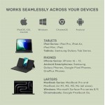 SATECHI ONTHEGO Ασύρματο πληκτρολόγιο Bluetooth Αλουμινίου QWERTY - ΜΑΥΡΟ - SA-ST-KOTGK-EN
