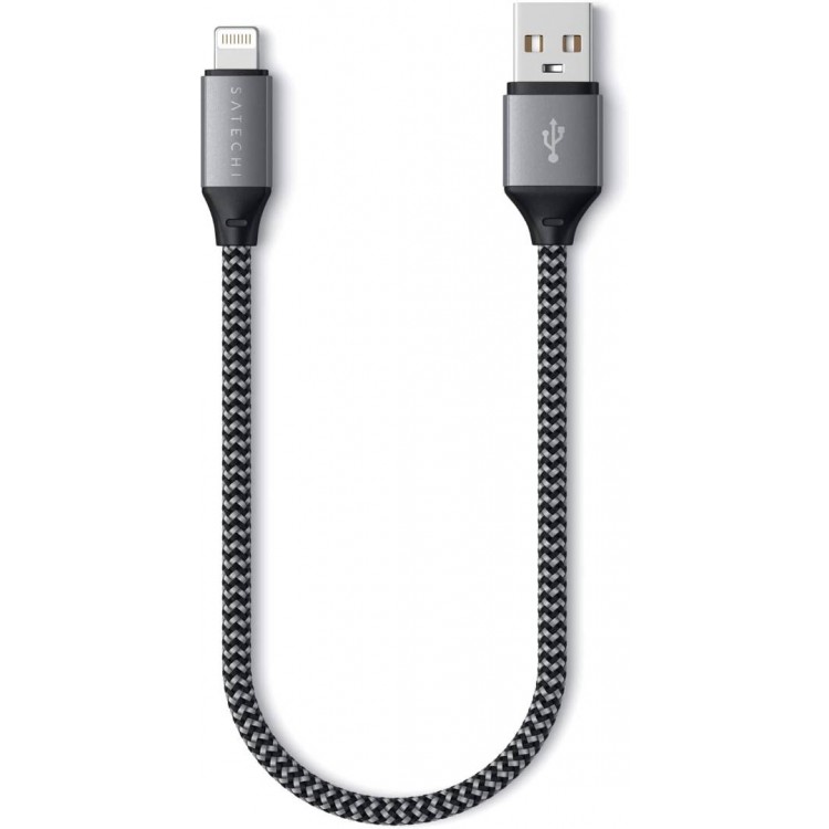 SATECHI Καλώδιο MFi Certified USB-A σε lightning 0.25μ. (25εκ.) - SA-ST-TAL10M