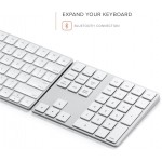 SATECHI BLUETOOTH EXTENDED Ασύρματο αριθμητικό πληκτρολ΄όγιο 34 πλήκτρων, aluminium design, MacOS - ΑΣΗΜΙ - SA-ST-XLABKS